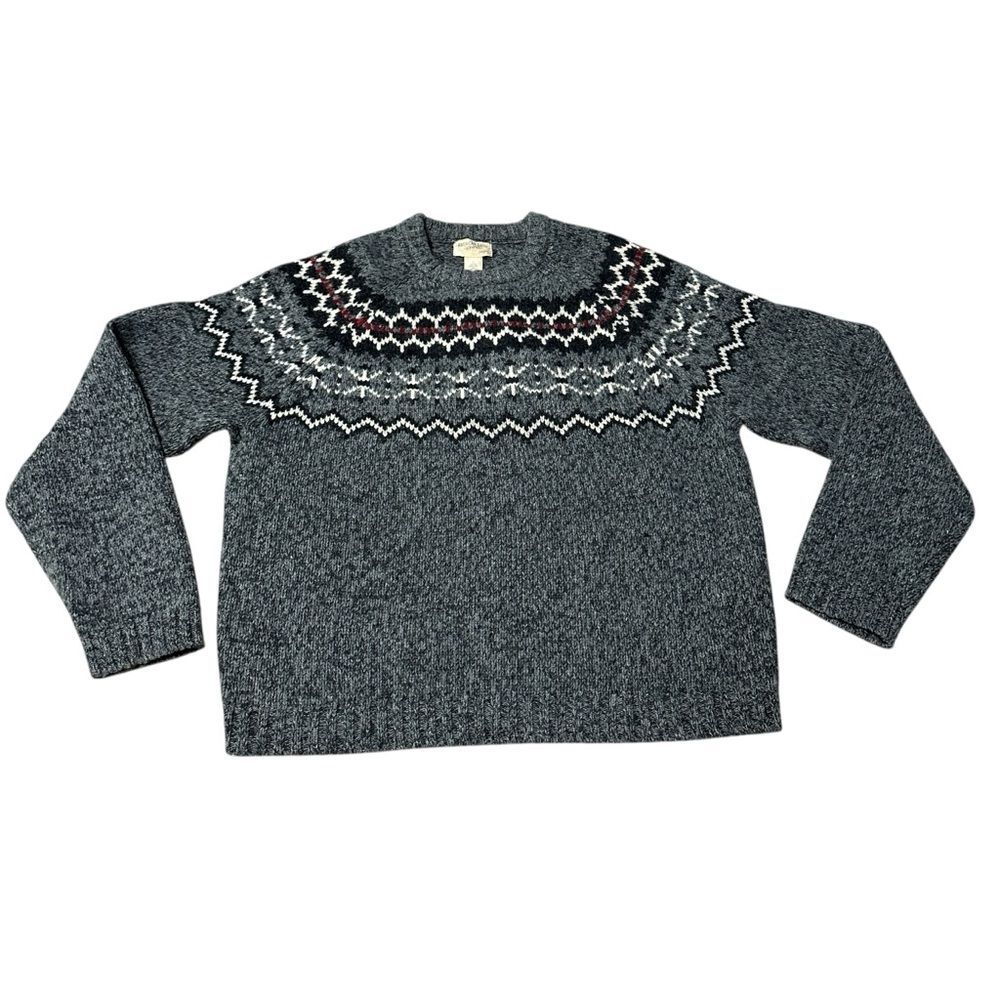 American Eagle Outfitters Men’s Large Vintage 100% Lambswool Fair Isle Sweater